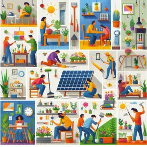 Proiecte DIY (Do It Yourself) pentru imbunatatirea casei pe buget redus