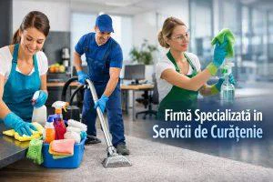 Firmă specializată în curățenie pentru birouri care menține standarde clare