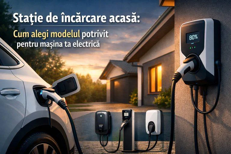 Stație de încărcare acasă: cum alegi modelul potrivit pentru mașina ta electrică